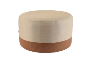 Low Pouf Redondo beige